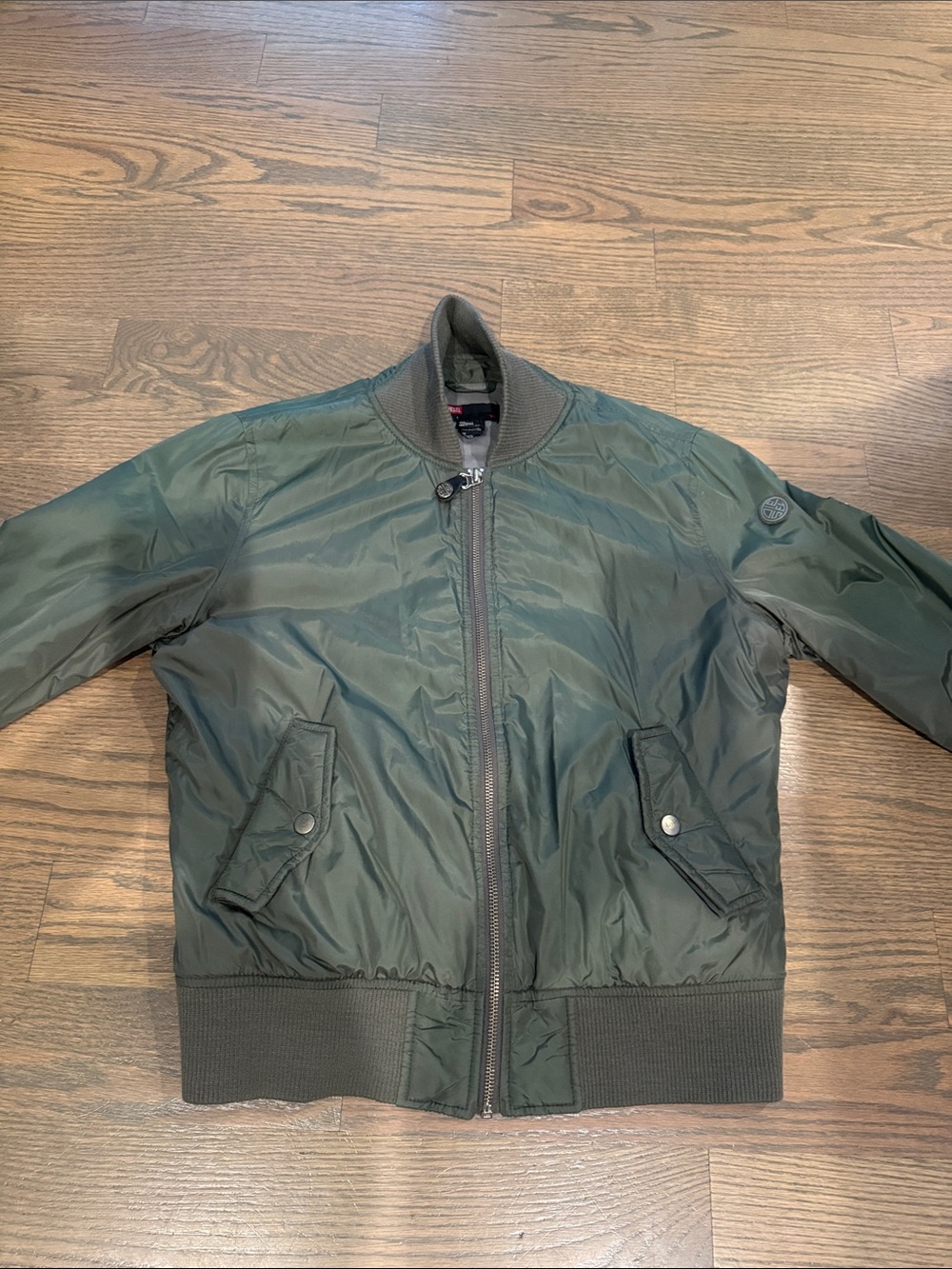 DIESEL women’s Olive Green Bomber Jacket